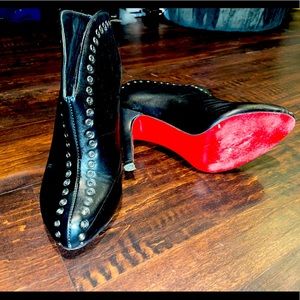 Christian Louboutin Black Ankle Boot